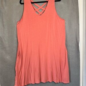 Coral Sleeveless Women's Dress. Very nice condition.
